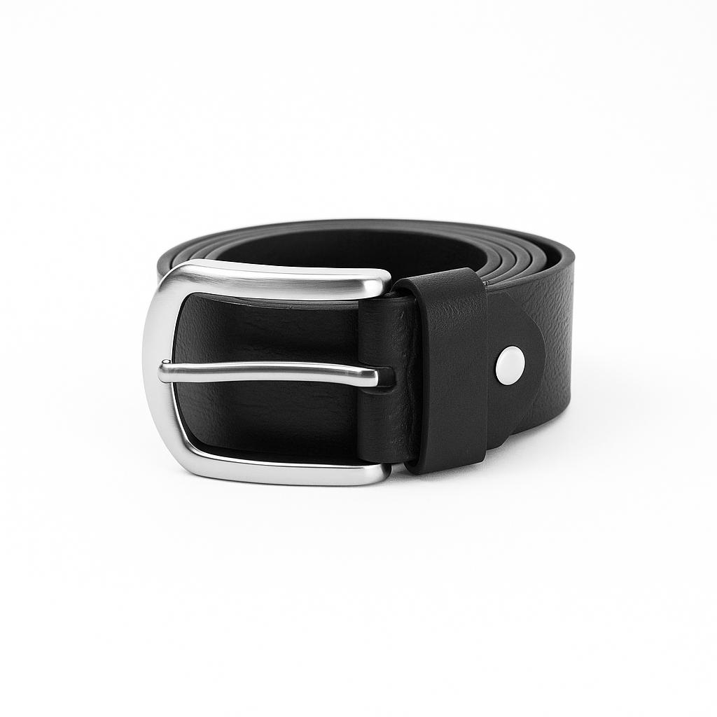 SN Austin Series Black Leather Belt