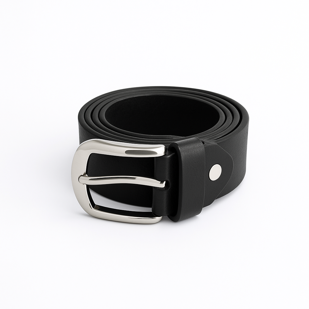 SN Austin Series Black Leather Belt